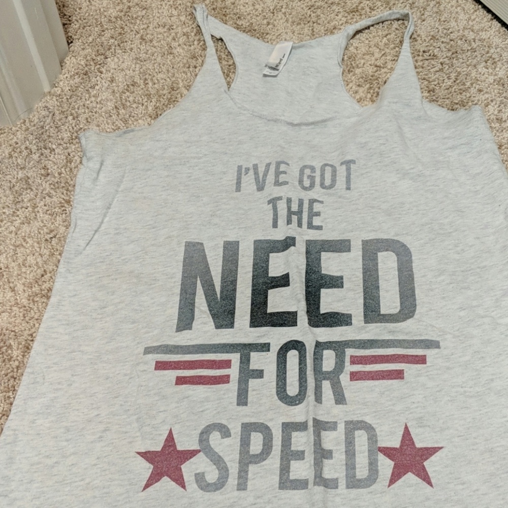 Top gun racerback tank